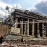 Partenón grua