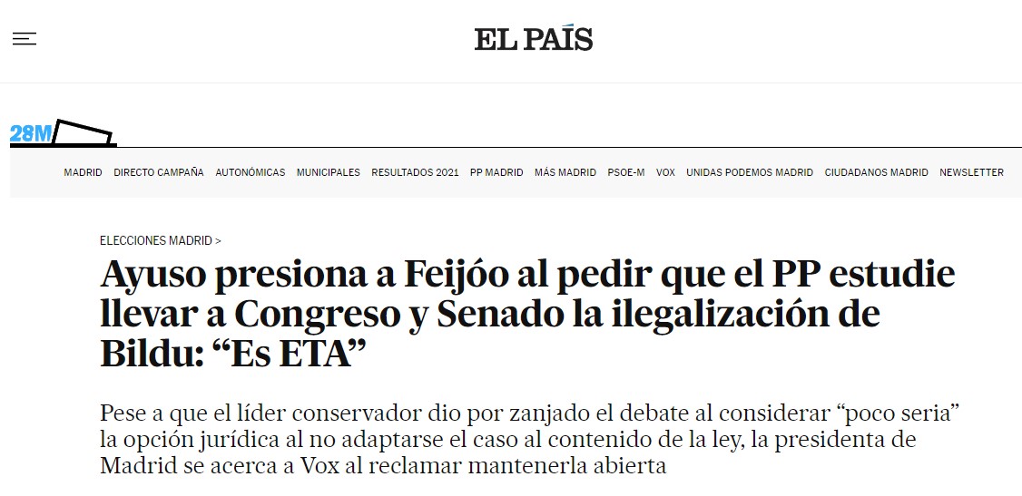 Ayuso Noticias El País