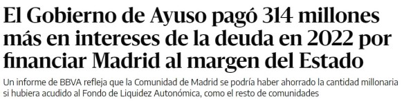 El capitalismo de amiguetes del PP nos cuesta dinero en Madrid